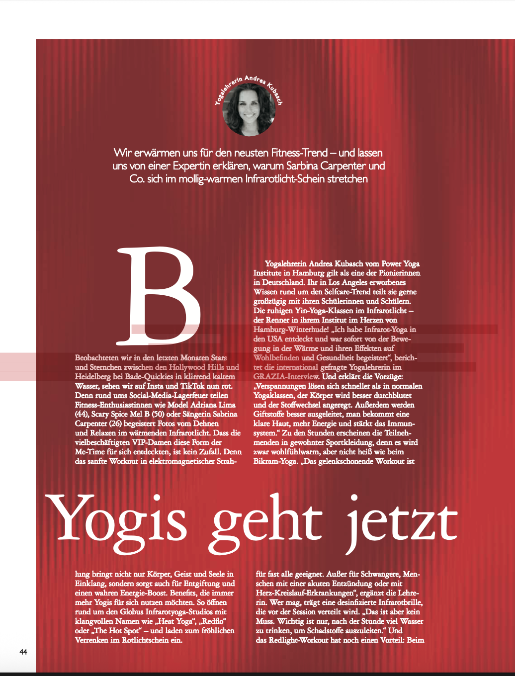 INFRAROT FEATURE IN DER GRAZIA